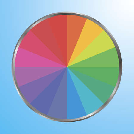 Amazing color palette vector illustration. Good for logo, web, desingn. Simply and trendy flat desing for inspirationのイラスト素材