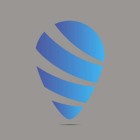 Simply but amazing vector geolocation map pin. good for show your place, destination or for brand logo. Flat design. From geotag setのイラスト素材
