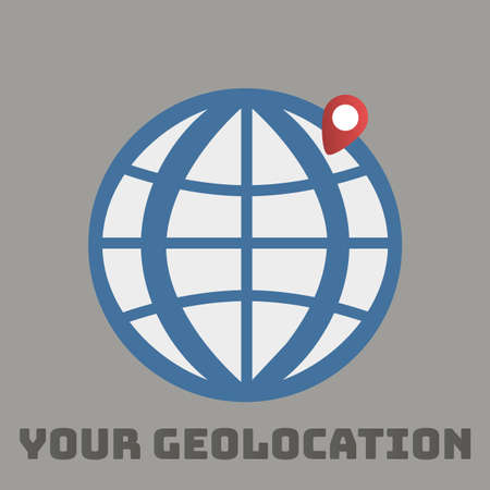 Simply but amazing vector geolocation map pin. good for show your place, destination or for brand logo. Flat design. From geotag setのイラスト素材