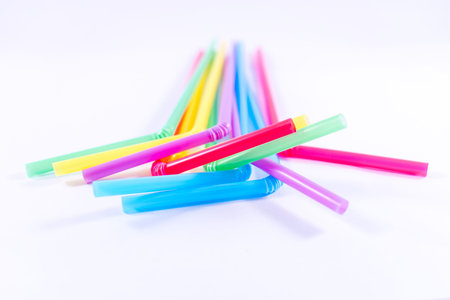 Drinking strawsの写真素材