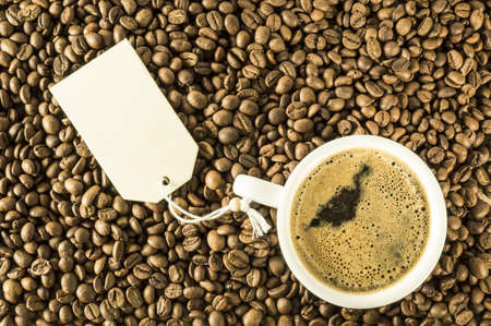 cup of coffee with message の写真素材