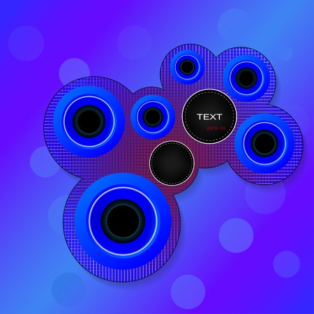 circles for textのイラスト素材