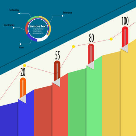 Infographicsのイラスト素材