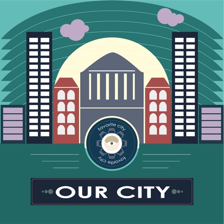 Our cityのイラスト素材