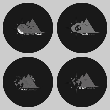 A set of tourist  .   for travel company.のイラスト素材