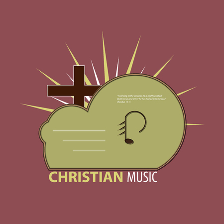 Christian music iconのイラスト素材
