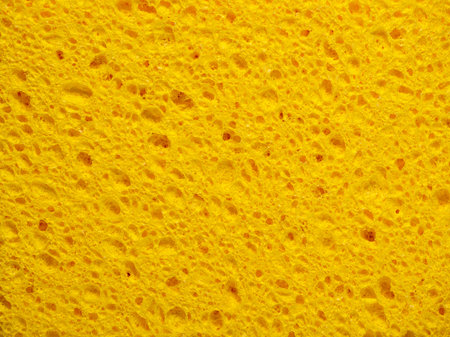 Colorful abstract background with texture of the yellow washing sponge