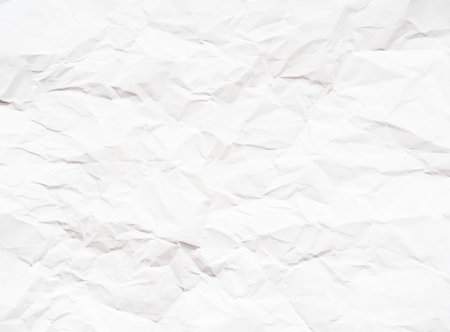 Textured background of wrinkled white paperの写真素材
