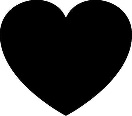 Vector heart icon as a concept of love, flat design styleのイラスト素材