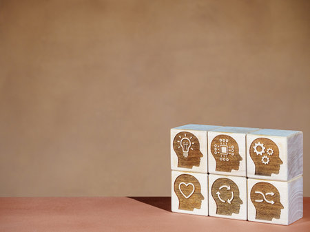 Soft power skills symbols as concept of effective corporate managementの写真素材