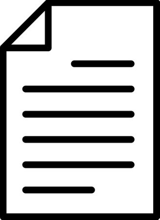 Linear icon of check list as a service document, questionnaire, order or contract symbolのイラスト素材