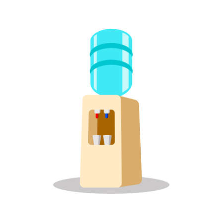 Office cooler. Vector illustration in cartoon style.のイラスト素材