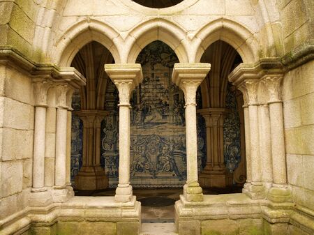 Inside of Cathedral of Portoのeditorial素材