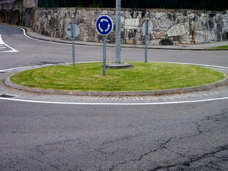 Raundabout signalの写真素材