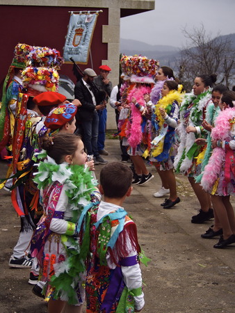 Carnival in Santa Cristina de Cobresのeditorial素材