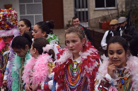 Carnival in Santa Cristina de Cobresのeditorial素材
