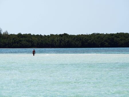 Natural pool in Cayo Largoの写真素材