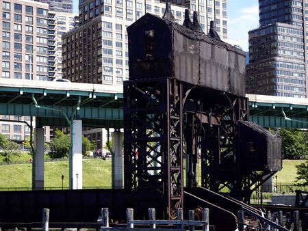 New York Central Railroad 69th Street Transfer Bridgeの写真素材