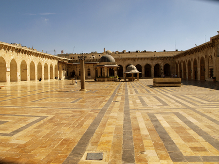 Umayyad Mosque of Aleppoの写真素材