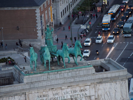 The Victory Arch of Madridのeditorial素材