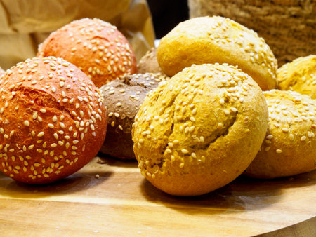 Bread with sesame seeds