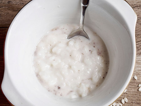 Rice puddingの写真素材