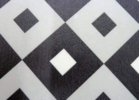 Black and white floor texture