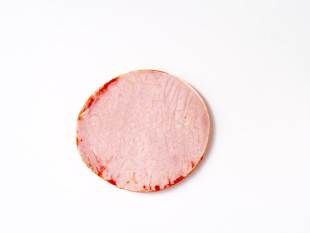 Pickled tenderloin on white backgroundの写真素材