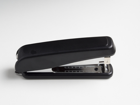 Staple on white backgroundの写真素材