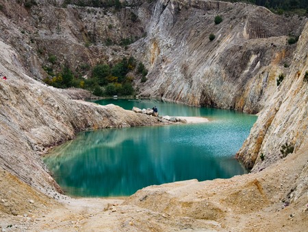 Desolate and beautiful landscapeの写真素材