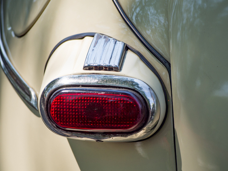 Taillight of vintage carの写真素材