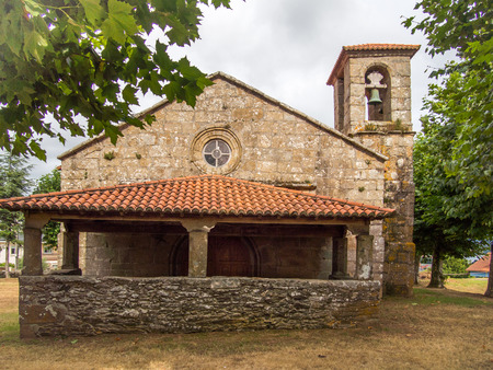 Santa Eulalia of Lubre Church in Spainのeditorial素材
