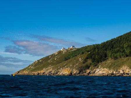 Finisterre lighthouse in Spainの写真素材