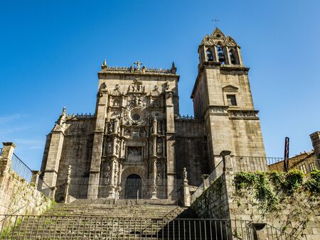 Saint Mary the Bigger, basilica in Pontevedra  (Spain) ðªð¸の写真素材