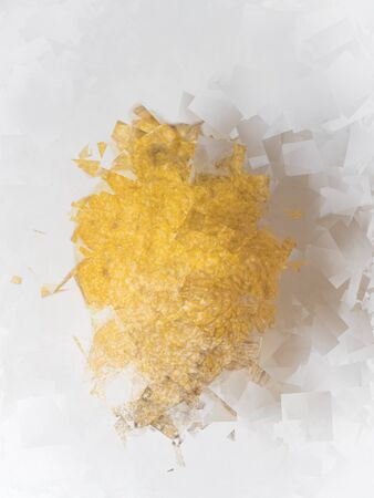 Abstract lemon on white backgroundの写真素材