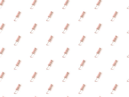 Comb pattern on white background