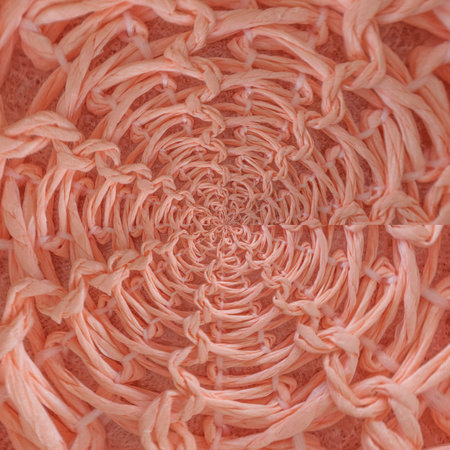 Salmon texture with tunnel effect
