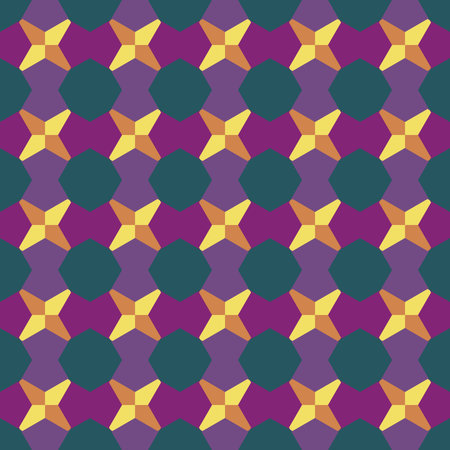 Seamless abstract geometric pattern. A geometric vector background for design.のイラスト素材