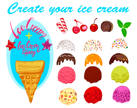 ice cream generatorのイラスト素材