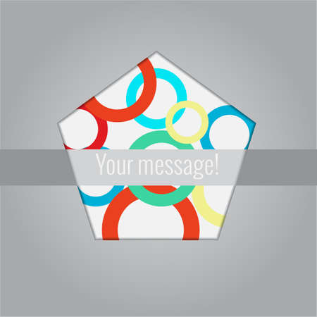 Abstract background elements with place for your textのイラスト素材