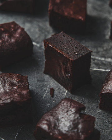 Espresso Brownies pie. Brownies made with coffee. They have a deeper aroma, slightly tart flavor and...