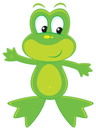 Green frogのイラスト素材