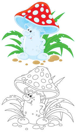 Fly agaricのイラスト素材