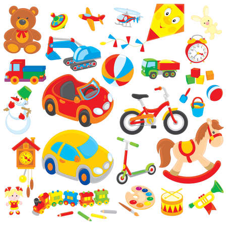 children s toysのイラスト素材
