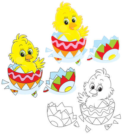Easter Chickのイラスト素材