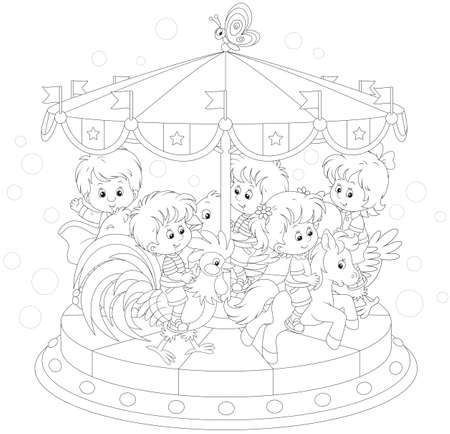 Carouselのイラスト素材