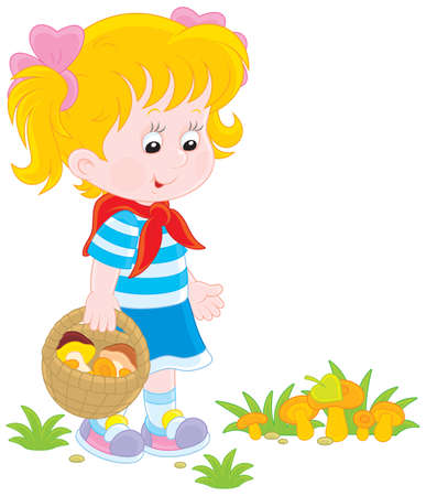 Little mushroomerのイラスト素材