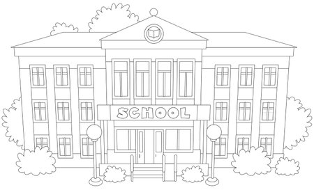 Schoolのイラスト素材