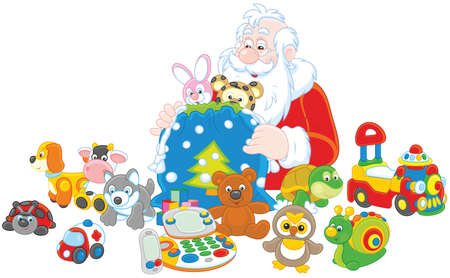 Gifts of Santa Clausのイラスト素材