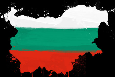 Bulgarian flagのイラスト素材